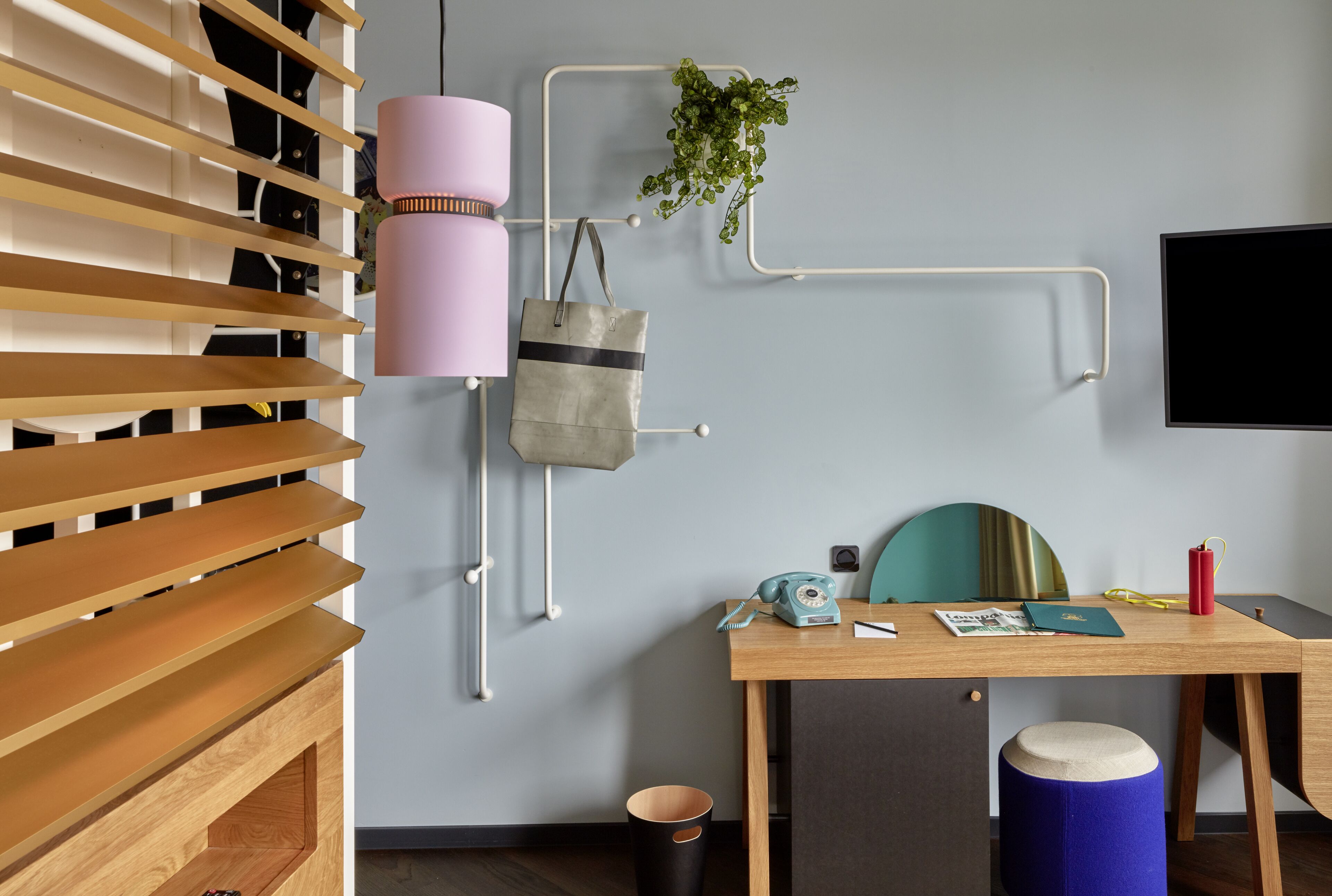 medium outer circle | free minibar, in-room safe, desk, laptop workspace