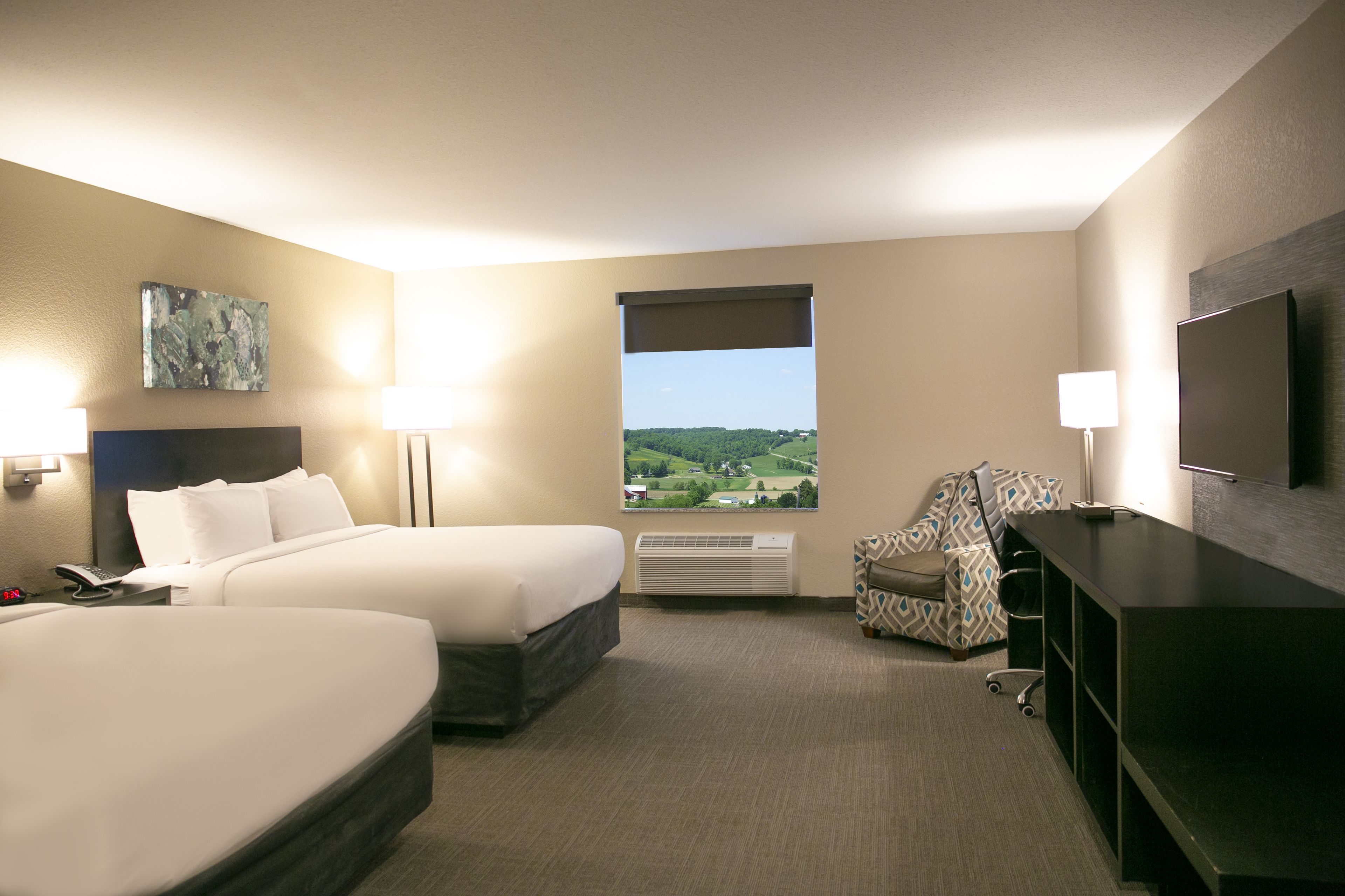 1 bedroom, desk, soundproofing, iron/ironing board