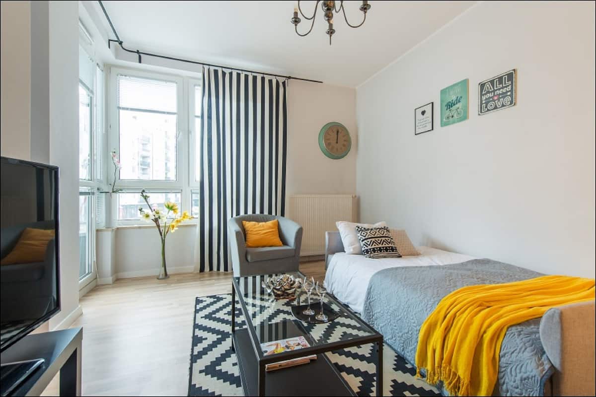 business apartment, 1 bedroom | 1 bedroom, soundproofing, iron/ironing board, free wifi