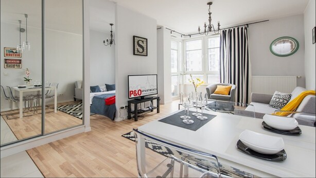 Appartement Affaires, 1 chambre | Coin séjour