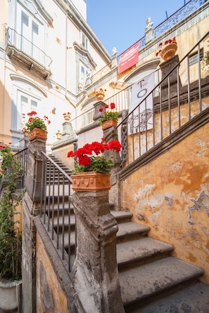 Blick von der Unterkunft