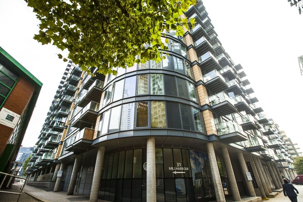 Majoituspaikan julkisivu