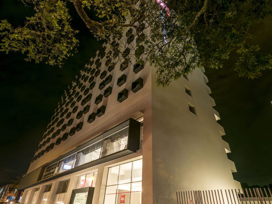 Voorkant van accommodatie