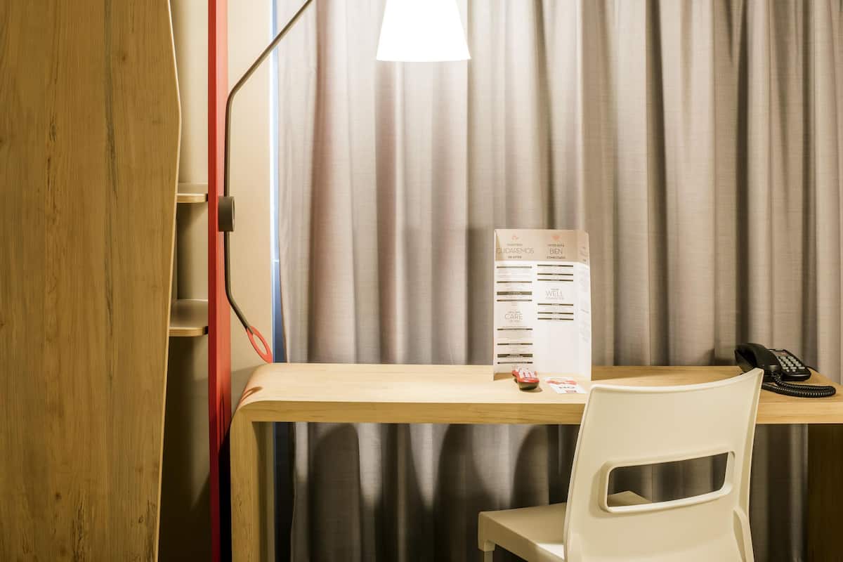 In-room safe, desk, blackout curtains, soundproofing