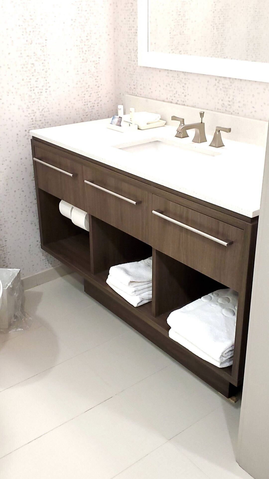 Bathroom | Shower, free toiletries, hair dryer, towels