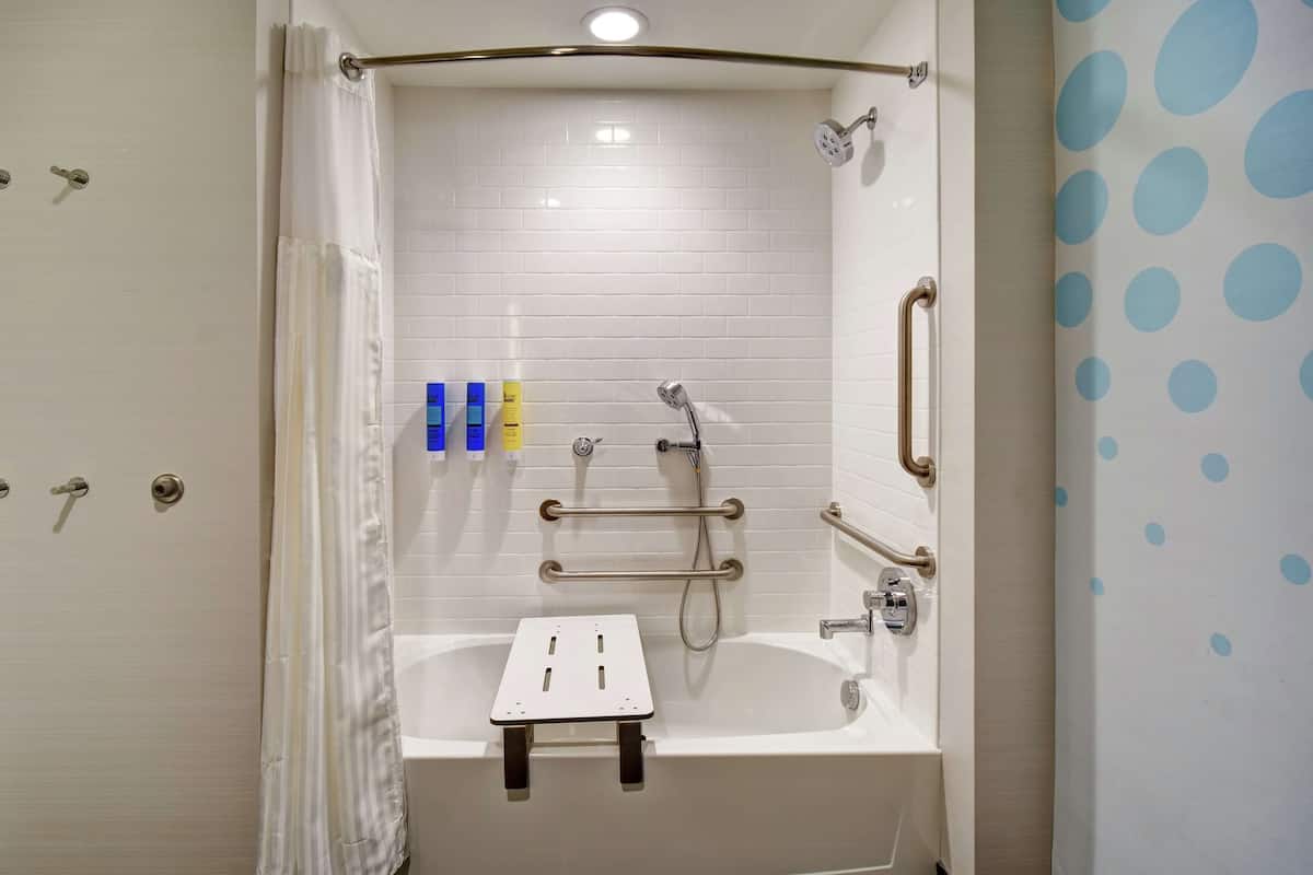 room, 2 queen beds, accessible, bathtub | bathroom | free toiletries, hair dryer, towels, soap