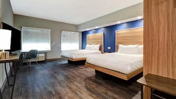 Room, 2 Queen Beds, Accessible, Bathtub | Desk, blackout drapes, iron/ironing board, free WiFi