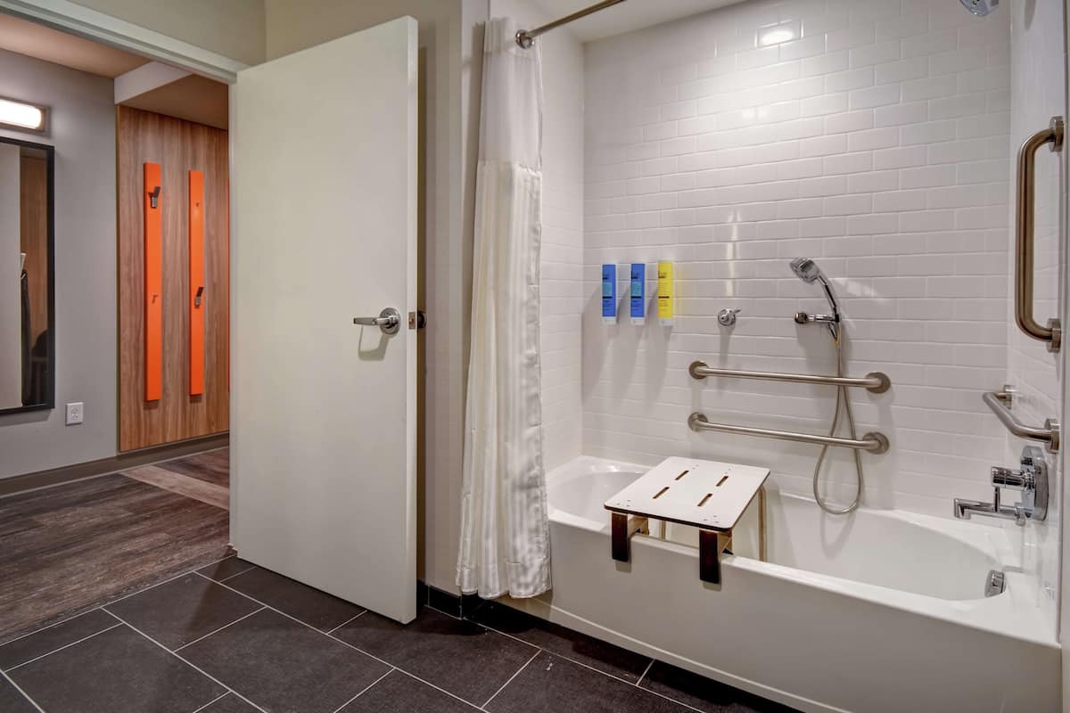 room, 2 queen beds, accessible, bathtub | accessible bathroom