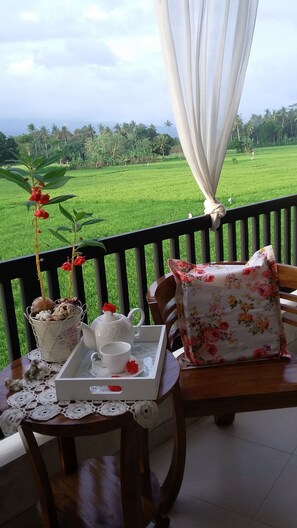 Double Room, 1 King Bed, Non Smoking, Mountain View | Balcony view - Rinjani Vista (Senggigi)