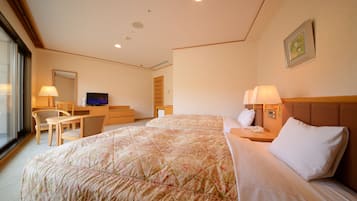 Kamar Twin Standar | Minibar, brankas, Wi-Fi gratis, dan seprai linen