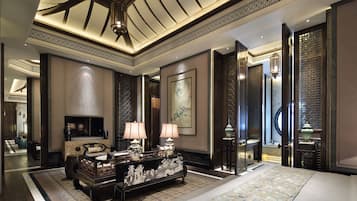 Premium bedding, minibar, in-room safe, desk
