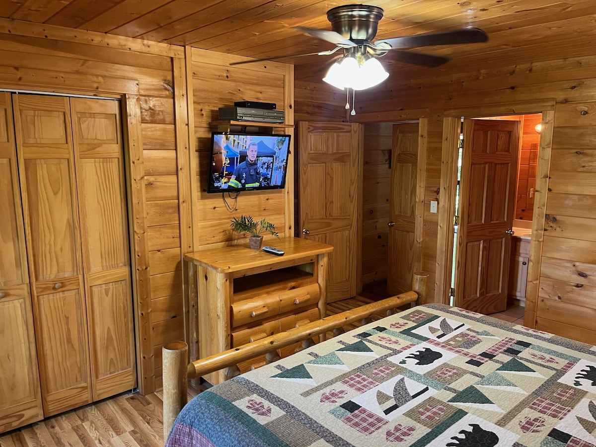 Photo 38 of You'll have the views in this 3 BR/3 BA true log chalet with 2200 square feet and all the amenities.