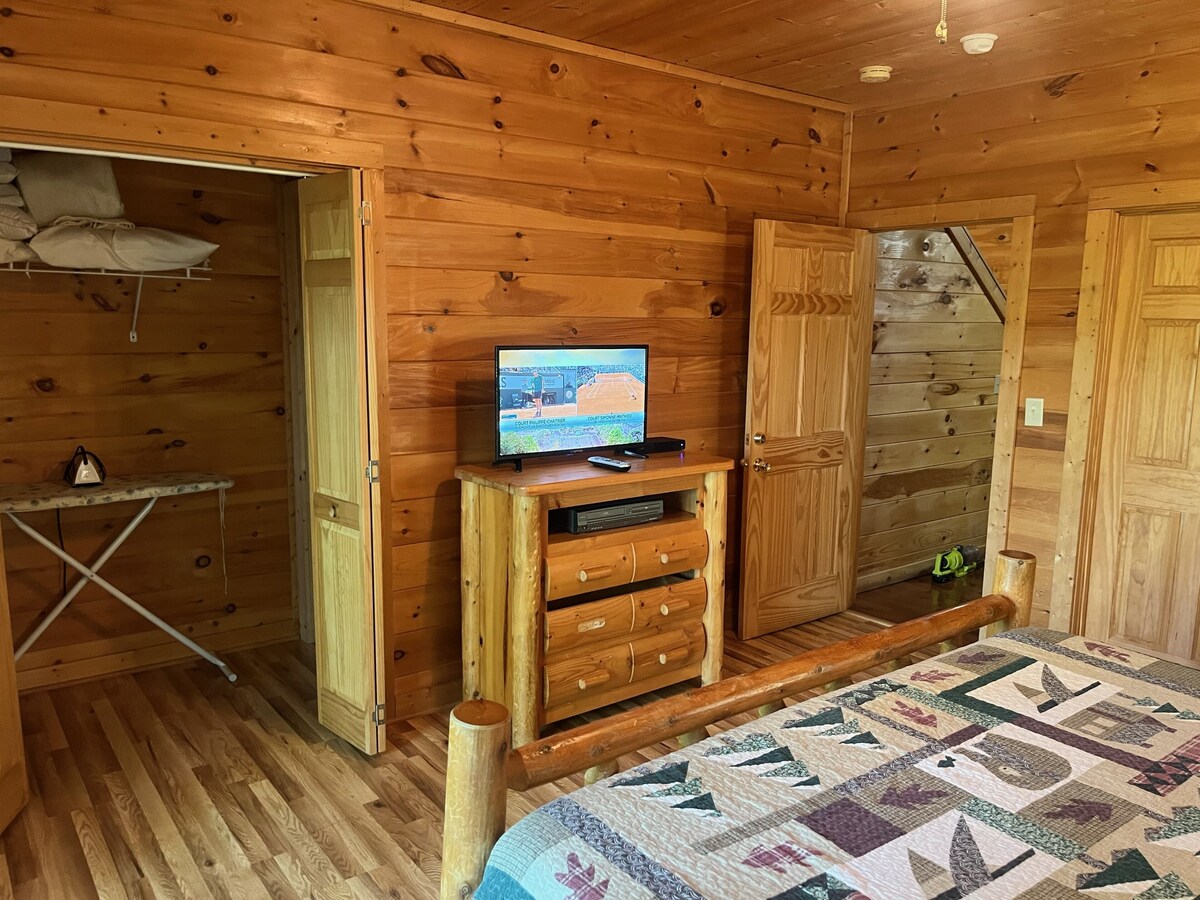 Photo 51 of You'll have the views in this 3 BR/3 BA true log chalet with 2200 square feet and all the amenities.