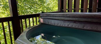 You'll have the views in this 3 BR/3 BA true log chalet with 2200 square feet and all the amenities.