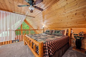 1 bedroom, desk, iron/ironing board, travel crib