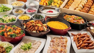 Frukostbuffé varje dag mot avgift