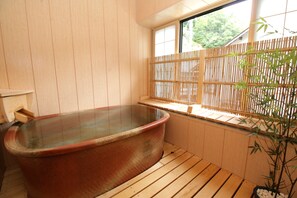 Suite, Non Smoking (Semi Open-Air Bath, Kewaashizaka) | Deep-soaking bathtub - Matsudaya Ryokan (Hanamaki)