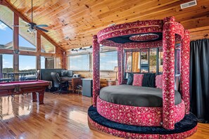 2 bedrooms, desk, iron/ironing board, travel crib