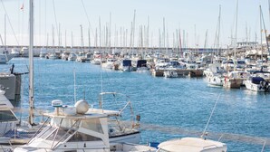 A marina filled with various boats docked at the pier. - CASA EL CIPRES - Villa with private pool in Sa Ràpita. (Llucmajor)