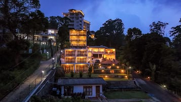 Front of property – evening/night