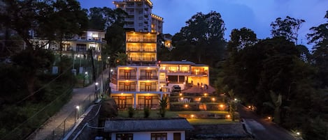 Front of property – evening/night
