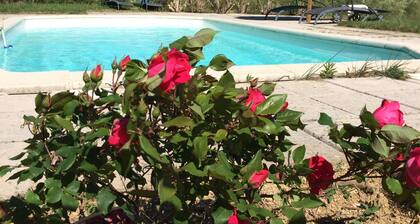Le Vieux Pressoir, gîte for 4 people near Uzès, peaceful vacation in the countryside.