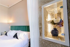 Deluxe Double Room, Sea View | In-room safe, desk, rollaway beds, free WiFi - Hotel Pazo de Mendoza (Baiona)