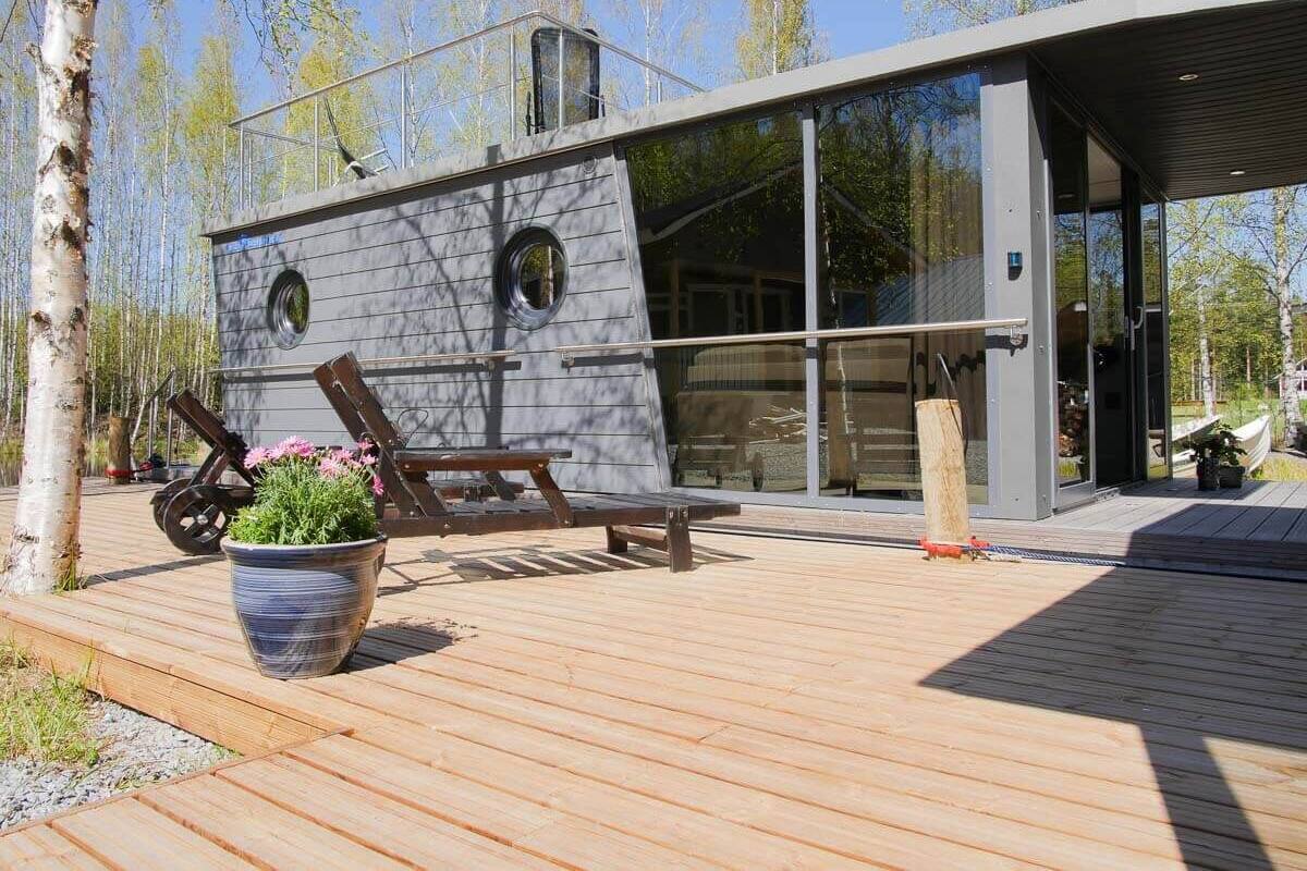 Lauttahuvila, Sauna | Terassi/patio