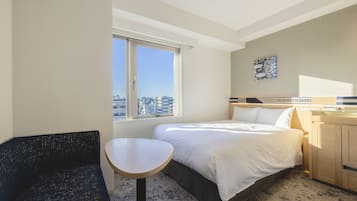 Luxe beddengoed, donzen dekbedden, een kluis op de kamer