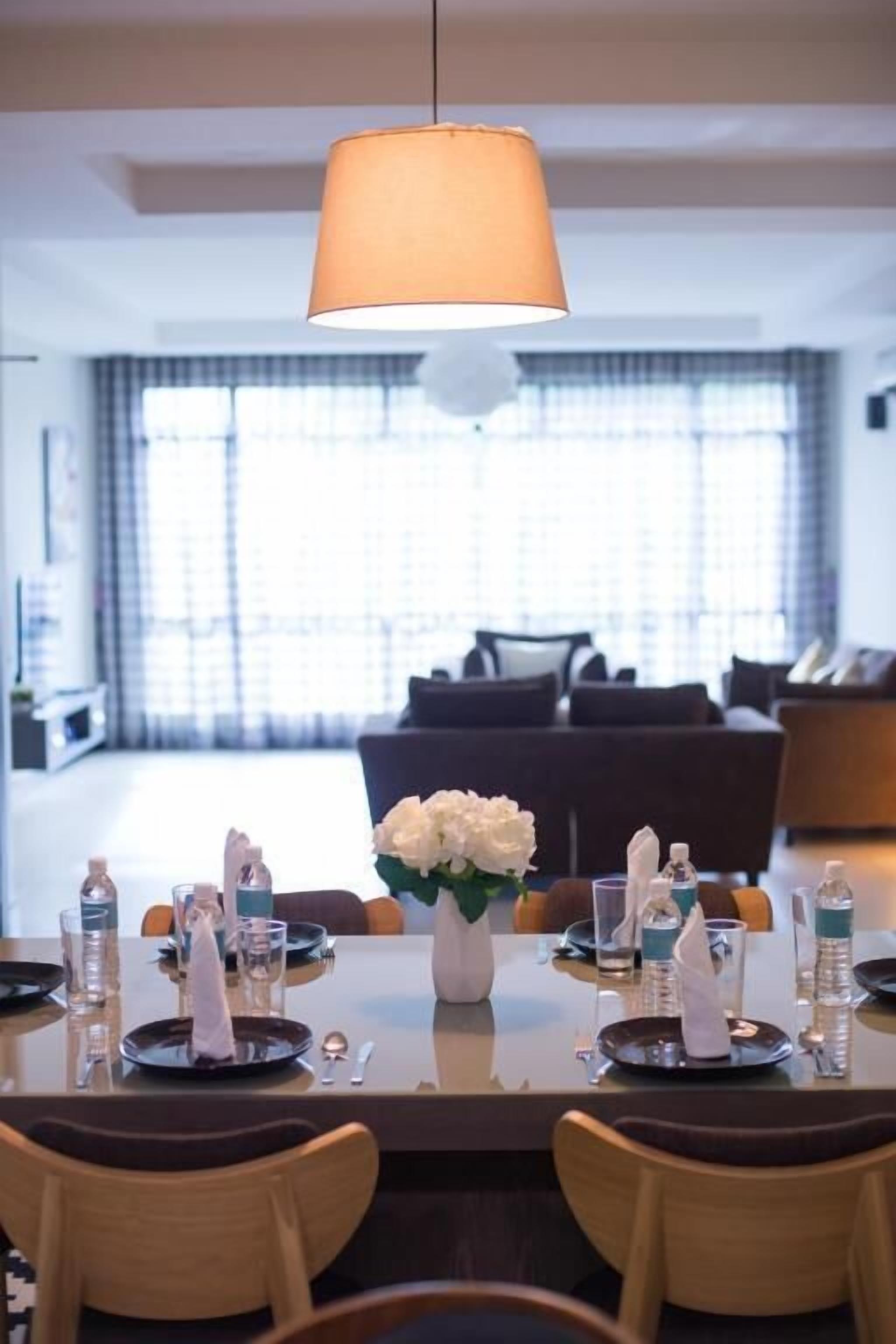 3 bedroom luxury residence  | living room | lcd tv