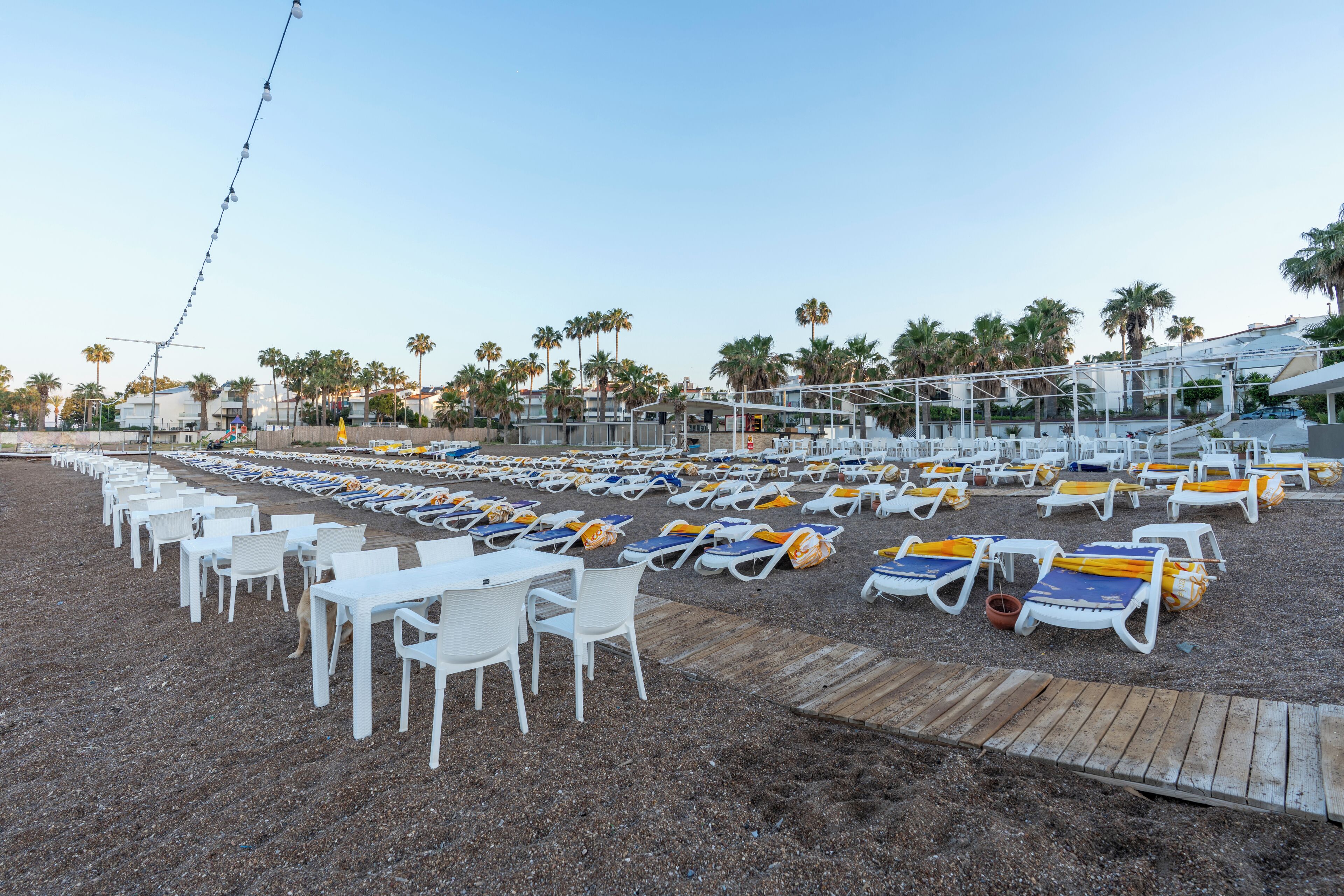 Private beach nearby, sun loungers, beach umbrellas, beach bar