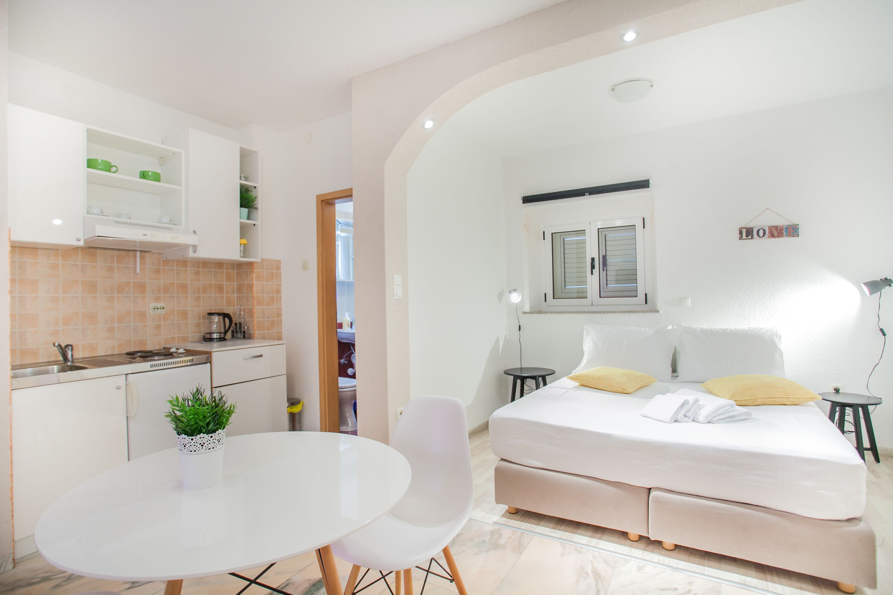 Comfort Studio, Multiple Beds, Ground Floor (A2) | Soundproofing, iron/ironing board, free cribs/infant beds, travel crib