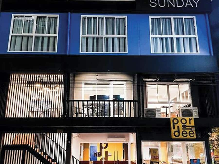 Facciata della struttura