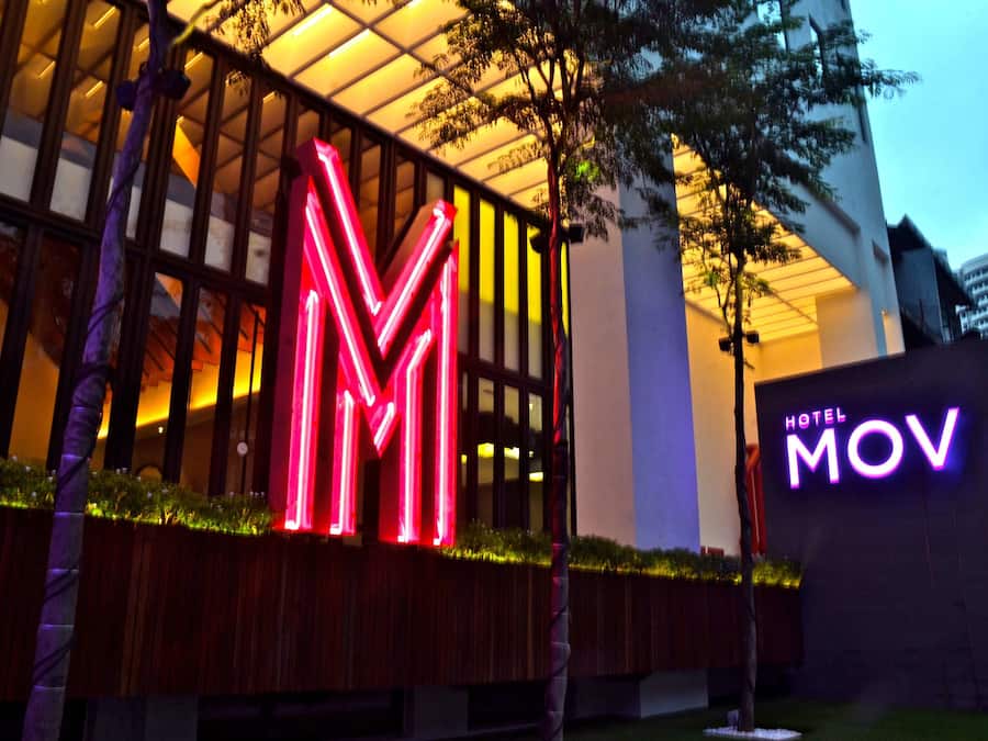 Front of property – evening/night