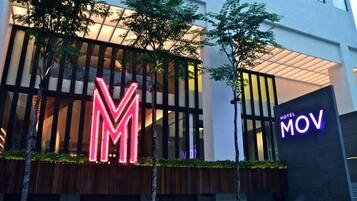 Front of property – evening/night