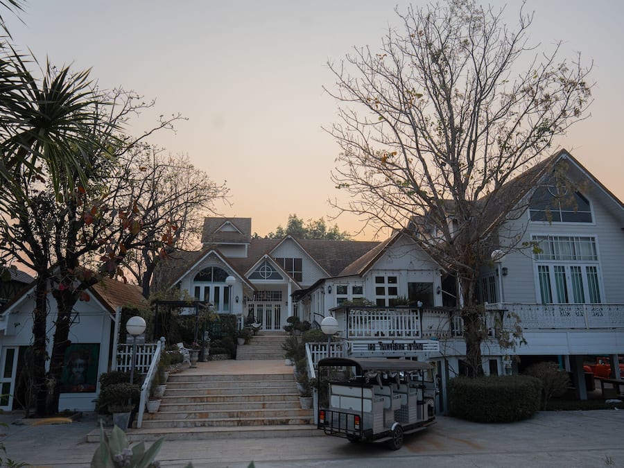 Majoituspaikan julkisivu