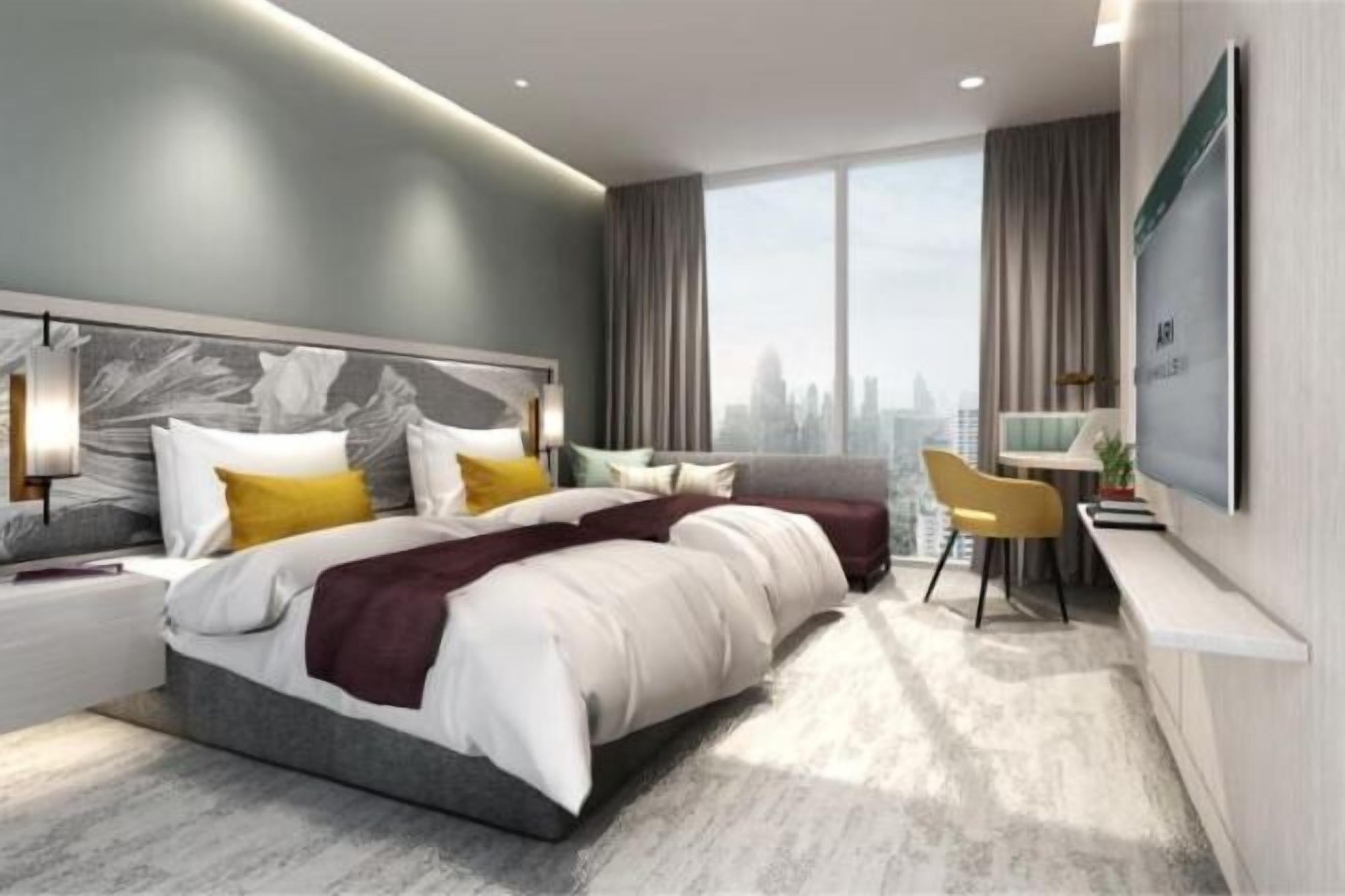 Premium bedding, in-room safe, desk, laptop workspace