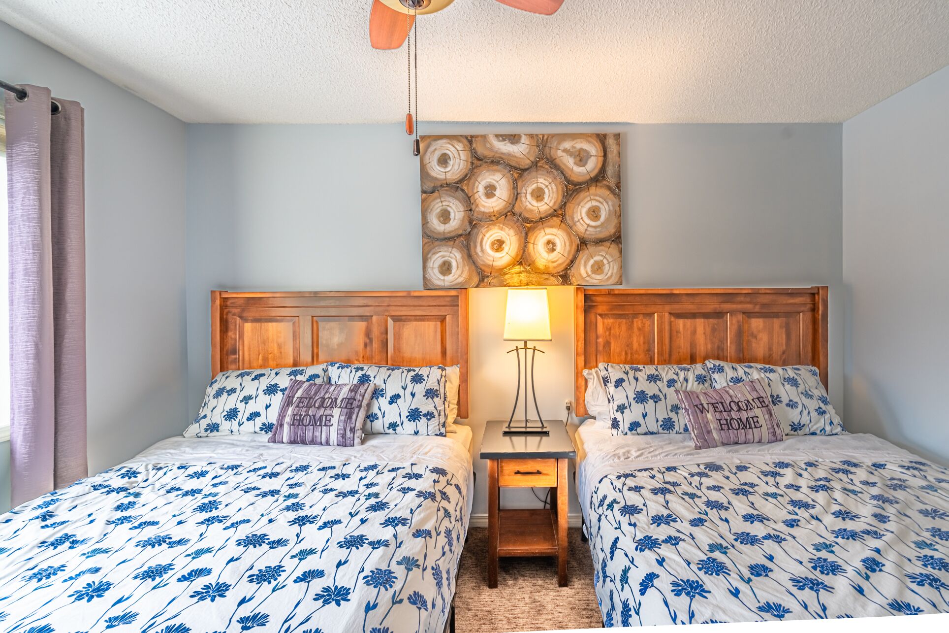 2 habitaciones, tabla de planchar con plancha y wifi gratis 