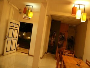 Interior entrance