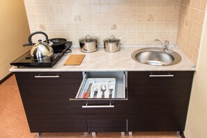 アパートメント | 専用簡易キッチン | 冷蔵庫、電子レンジ