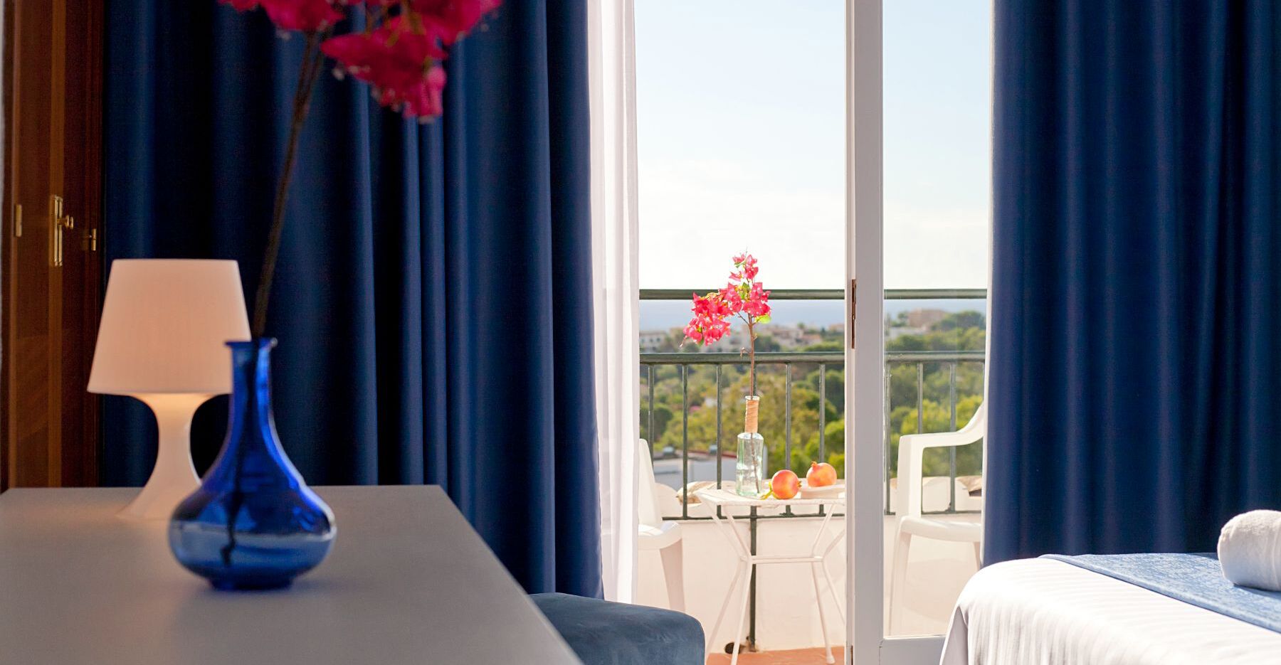 standard double room, balcony, garden view | 1 bedroom, in-room safe, desk, blackout curtains