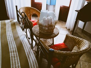 Comfort-Doppelzimmer, eigenes Bad, Meerblick (Camera Capri) | Blick von der Unterkunft