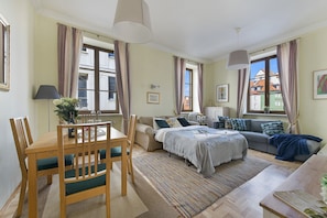 Appartement Ville, 2 chambres (9 Podwale Street) | Coin séjour