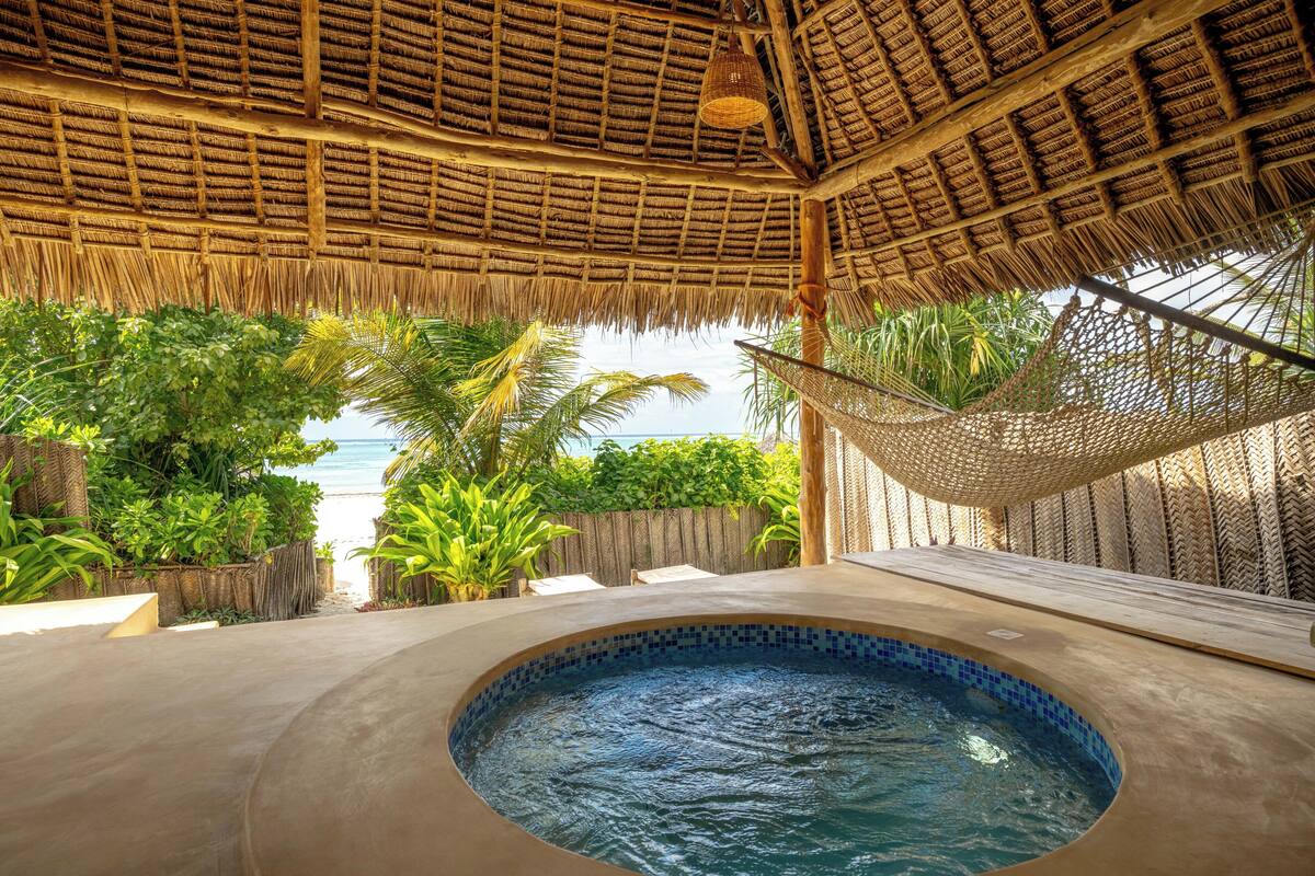Premium Room, 1 King Bed, Beachfront (55 m2) | Terrace/patio