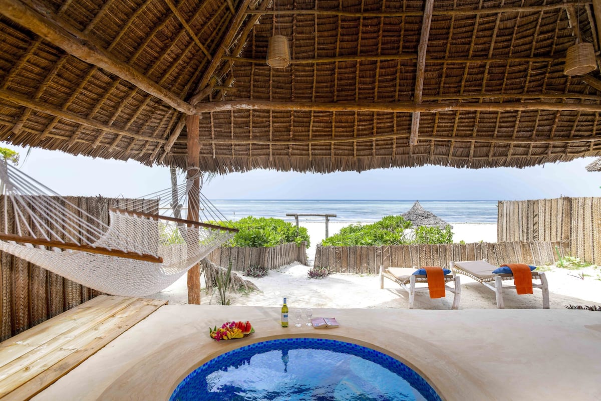 Premium Room, 1 King Bed, Beachfront (55 m2) | Private spa tub