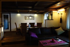Chalet | Living area | Flat-screen TV, fireplace - West Spazio (Prostredni Becva)