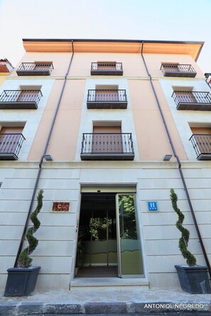 Façade de l’hébergement