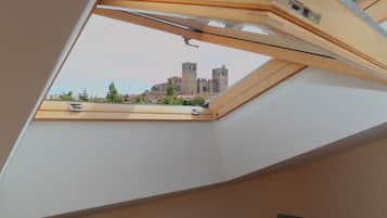 Desk, blackout curtains, cots/infant beds, rollaway beds