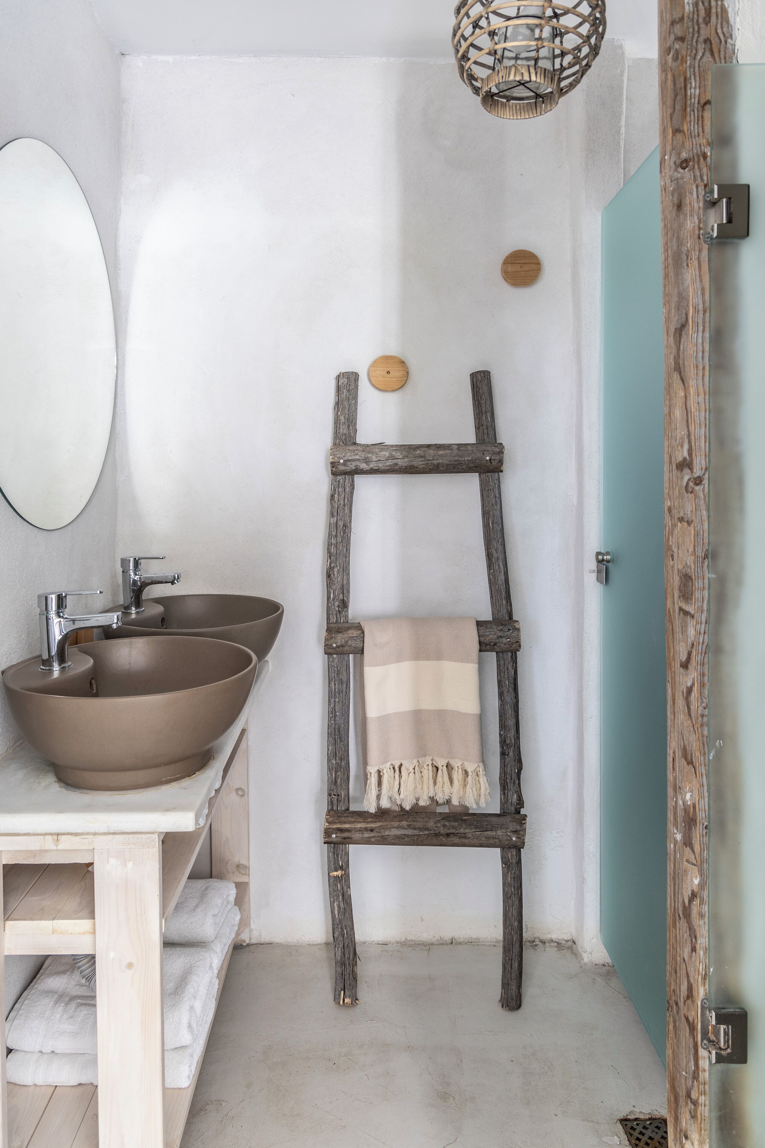 two bedroom villa with private pool | bathroom | shower, rainfall showerhead, free toiletries, hair dryer