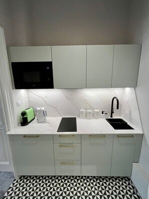 Superior appartement (Silva) | Privékitchenette | Een koelkast